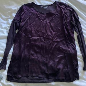 Vince Silk Front Sweater